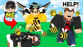 I Bullied Kids With Flora Kit.. (Roblox BedWars)