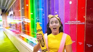 Easy DIY Art Experiments at Crayola Experience | Color Education for Children