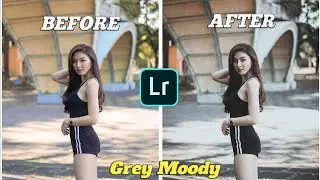 Tutorial Cara edit foto Grey Moody - Lightroom cc keren #5
