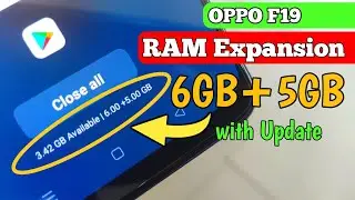 RAM Expansion 6GB to 11GB in OPPO F19 | Hurry Up Expand Your Mobile's RAM!!