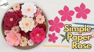 Simple Paper Rose | Nova Rose 3 inch