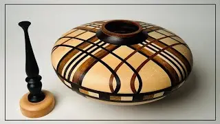 Modern Wooden Lidded Vessel