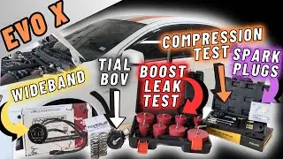 Evo X Installs - Innovate Wideband / NGK Spark Plugs / Tial QR BOV / Compression & Boost Leak Test
