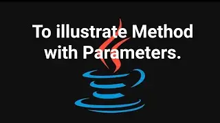 Prgm#70 To illustrate method with parameters
