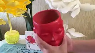 17. Светильник из изолона Георгин. Часть 2