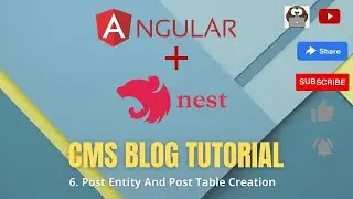 6.  Post Entity and Post Table Creation