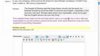 Moodle: Grading Multiple Essays