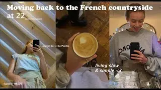 VLOG⎜Day in my life in the French Countryside 🤠✨ Quitting social media & my fast life ..💛