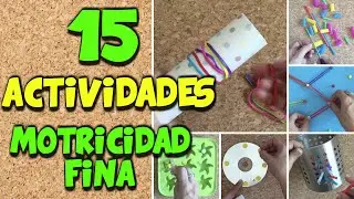 15 actividades de psicomotricidad fina.