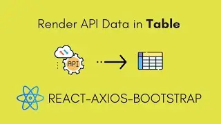 React Table data from API | React | Axios | Bootstrap