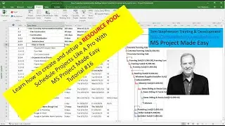 Learn How to Create a Resource Pool Using MS Project Tutorial #16 Microsoft Project Made Easy
