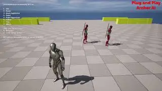 Plug and Play Archer AI. Unreal Engine 5