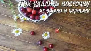 Как удалить косточки из ягод. Как вытащить косточку из вишни и черешни.