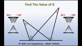 Can You Find The Value of X (Geometry Problem)