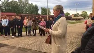Sirds uz perona Pļaviņās