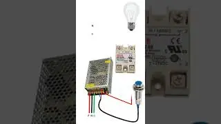SSR connection with sensor and SMPS #SSR #shorts #youtubeshorts #viral #electricalworks