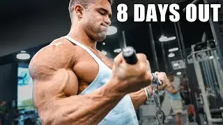 SHREDDED SHOULDER AND ARM WORKOUT 8 DAYS OUT