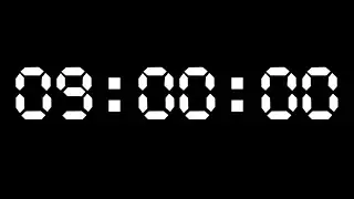 9 Hour Timer Alarm (Countdown Timer)