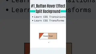 #1 Button Hover Effect - Split Background