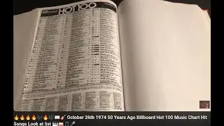🔥🔥🔥🔥🎶🔥🎼📖🎸 October 26th 1974 50 Years Ago Billboard Hot 100 Music Chart Hit Songs Look at list  🎹🥁🎵🎤