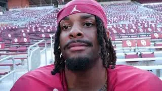 Oklahoma Football: WR Jalil Farooq interview (8-26-24)