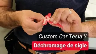 PARTIE 8 : DECHROMAGE LOGO TESLA COVERING [Tuto]