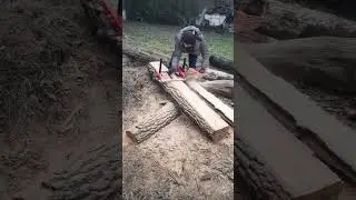 long chainsaw #woodworking #boards