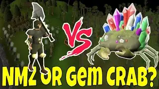 OSRS Gemstone Crab vs Nightmare Zone | AFK Melee & Ranged Setups, XP Comparisons