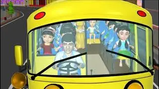 Bus Song - Wheels On The Bus Go Round And Round - Avtobus Mahnısı - Uşaq mahnısı