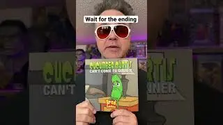 Cucumber Curtis can’t come to dinner. “Children’s book” for adults