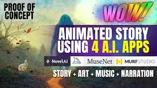 Generative AI Audiovisual Storytelling using AI Art/Music/Writing/Voice Tools