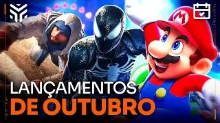 LANÇAMENTOS de OUTUBRO 2023: SUPER MARIO BROS. WONDER, MARVEL´S SPIDER MAN 2, ALAN WAKE 2 e MAIS!