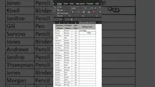 Excel Short Chart 