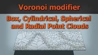RayFire Voronoi - PC Types pt.1 - Box\Cylindrical\Spherical\Radial
