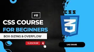 CSS Box Sizing & Overflow Explained | Box Sizing and Overflow | css tutorial for beginners #8