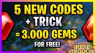 3K Gems for Free: 5 new Redeem Codes + TRICK 💎