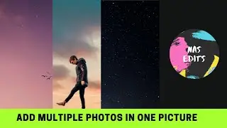 How to add multiple images in one photo | picsart tutorial