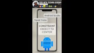 How to use Center an object in Android Constraint Layout 