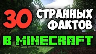 30 СТРАННЫХ ФАКТОВ В MINECRAFT!