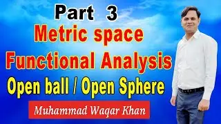 Open ball/Open sphere definition example and basic concept
