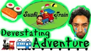 🤢 VEGAN EATS FISH 🚂 SUSHI TRAIN ADVENTURE 🍙 | 😪 DEVASTATING ENDING 😒