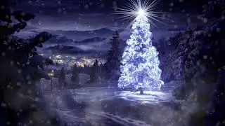 MERRY CHRISTMAS TREE GREETING ANIMATION  -  XMAS VJ Loop - Christmas Loop
