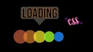 【MBAK】Pure CSS | CSS Loading Animation #onlinetutorials