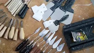 Инструменты для барельефа