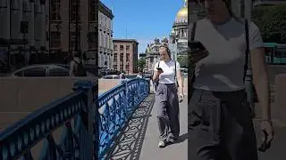 Санкт-Петербург сегодня, лето 2024 +28º.  Russia. St.Petersburg today, summer 2024 #Russia #travel