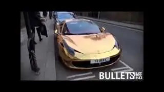 золотая ferrari!!!!!