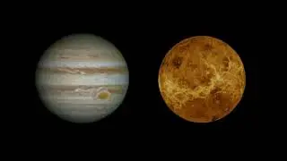 Space Sounds: Jupiter Vs. Venus EM Noise (12 Hours)