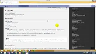 php explode and end using