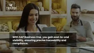 Transform your food and beverages business with SAP Business One.