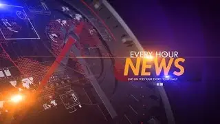 Clock News Logo Opener 4K — After Effects template